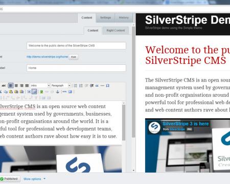 silverstripe3 cms